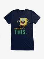 SpongeBob SquarePants Screenshot This Girls T-Shirt