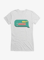 SpongeBob SquarePants Text Bubble Let's Hang Girls T-Shirt