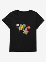 SpongeBob SquarePants Boom! Duo Womens T-Shirt Plus