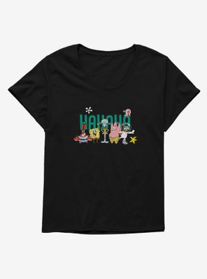 SpongeBob SquarePants Crew Hahaha Womens T-Shirt Plus