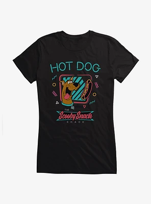 Scooby-Doo Hot Dog Scooby Snack Girls T-Shirt