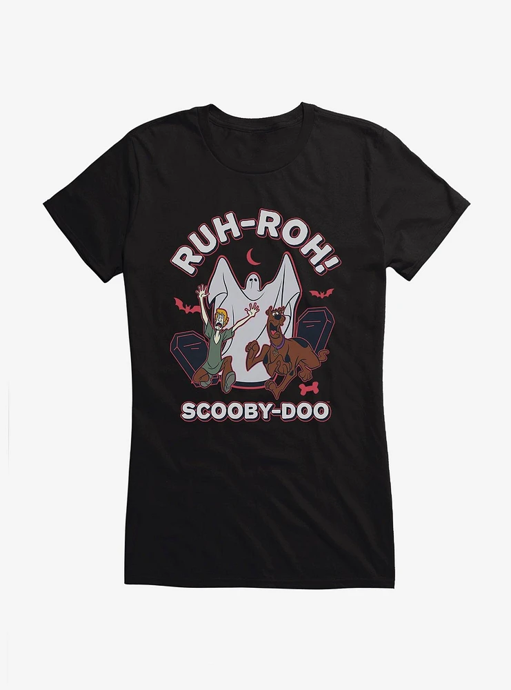 Scooby-Doo Ruh-Roh Ghost Girls T-Shirt