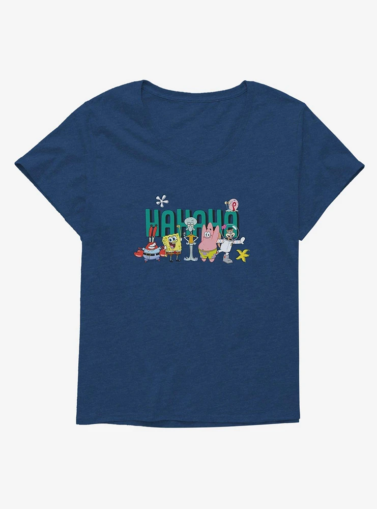 SpongeBob SquarePants Crew Hahaha Girls T-Shirt Plus