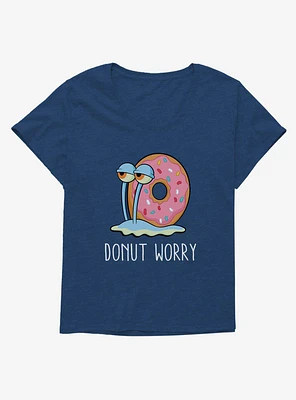 SpongeBob SquarePants Gary Donut Worry Girls T-Shirt Plus