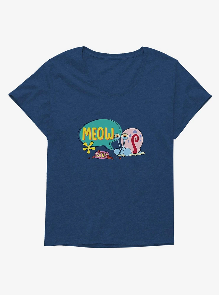 SpongeBob SquarePants Gary Meow Girls T-Shirt Plus