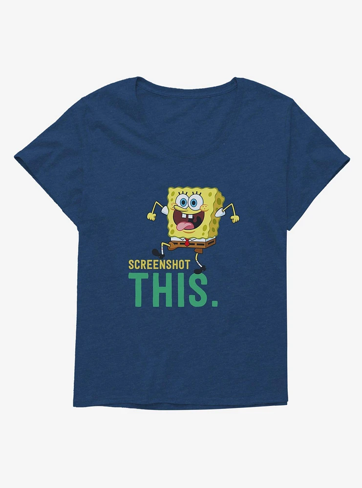 SpongeBob SquarePants Screenshot This Girls T-Shirt Plus