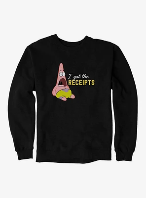 SpongeBob SquarePants Patrick I Got The Receipts Sweatshirt