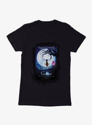 Coraline Moon Silhouette Poster Womens T-Shirt