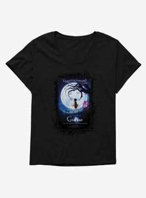 Coraline Moon Silhouette Poster Womens T-Shirt Plus