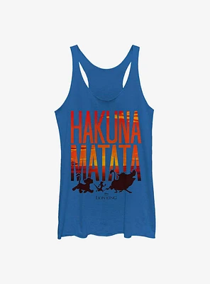 Disney The Lion King Sunset Matata Girls Tank