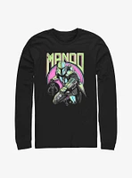 Star Wars The Mandalorian New Wave Long Sleeve T-Shirt