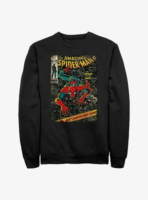 Marvel Spider-Man Spidey Comic Cover Crewneck