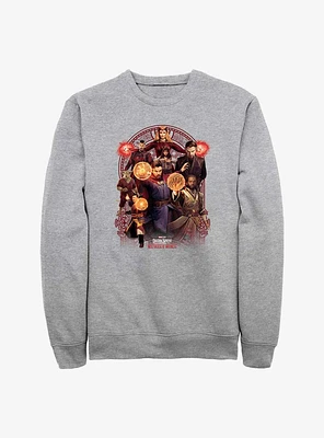Marvel Doctor Strange the Multiverse of Madness All Characters Crewneck