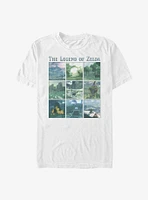 Nintendo Zelda Breath Of The Wild Locations T-Shirt