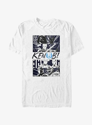 Star Wars Obi-Wan Kenobi Inquisitor Battle Panels T-Shirt