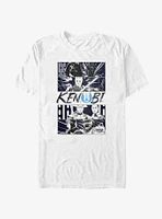 Star Wars Obi-Wan Kenobi Inquisitor Battle Panels T-Shirt