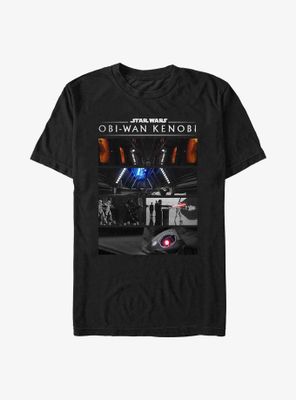 Star Wars Obi-Wan Kenobi Traitor Battle Panels T-Shirt