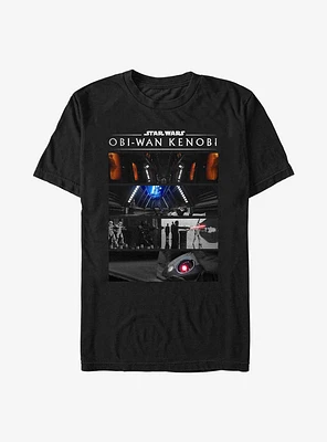 Star Wars Obi-Wan Kenobi Traitor Battle Panels T-Shirt