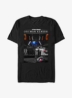 Star Wars Obi-Wan Kenobi Traitor Battle Panels T-Shirt