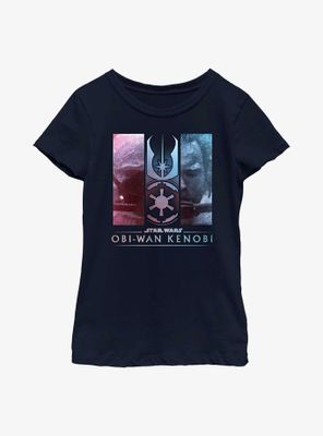 Star Wars Obi-Wan Kenobi Vader & Split Youth Girls T-Shirt