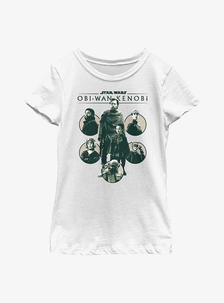 Star Wars Obi-Wan Kenobi Rebel Alliances Youth Girls T-Shirt