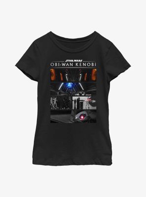 Star Wars Obi-Wan Kenobi Traitor Battle Panels Youth Girls T-Shirt