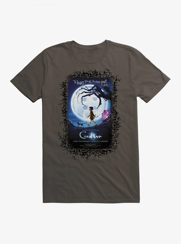 Coraline Moon Silhouette Poster T-Shirt