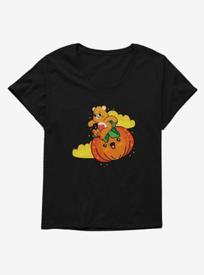 Care Bears Pumpkin Ride Womens T-Shirt Plus