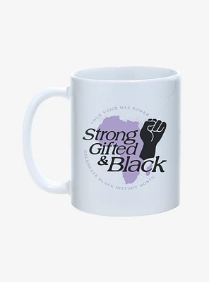 Strong Gifted & Black Mug 11oz