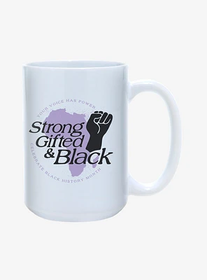 Strong Gifted & Black Mug 15oz