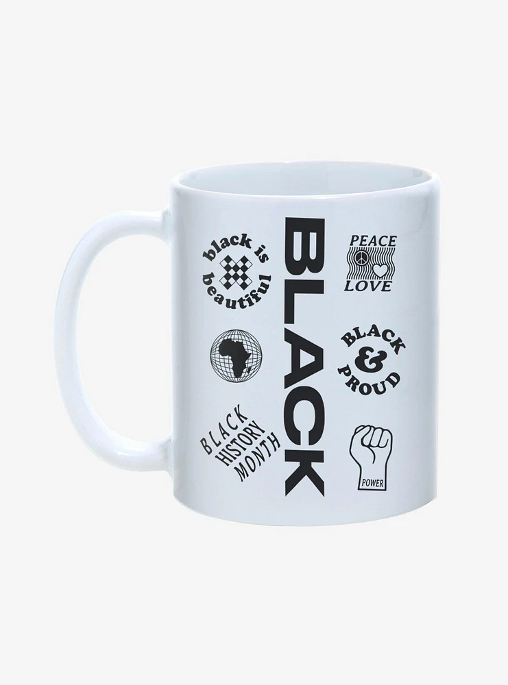 Black Icons Mug 11oz