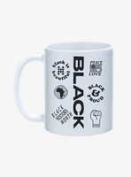 Black Icons Mug 11oz