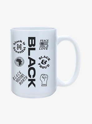 Black Icons Mug 15oz