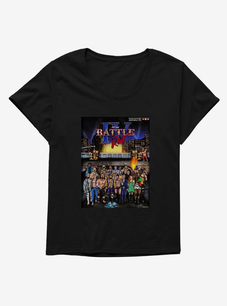 Major League Wrestling Battle Riot IV Womens T-Shirt Plus