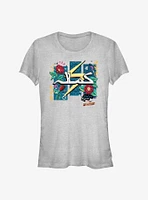 Marvel Ms. Flowers and Bolt Girls T-Shirt