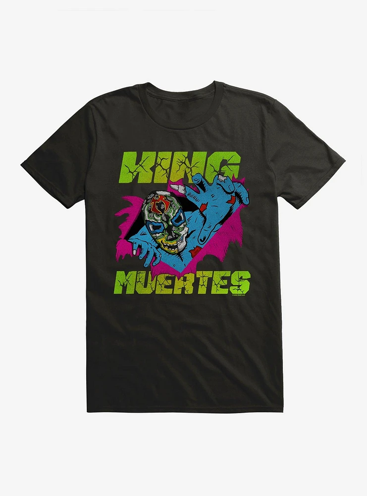 Major League Wrestling King Muertes Zombie T-Shirt