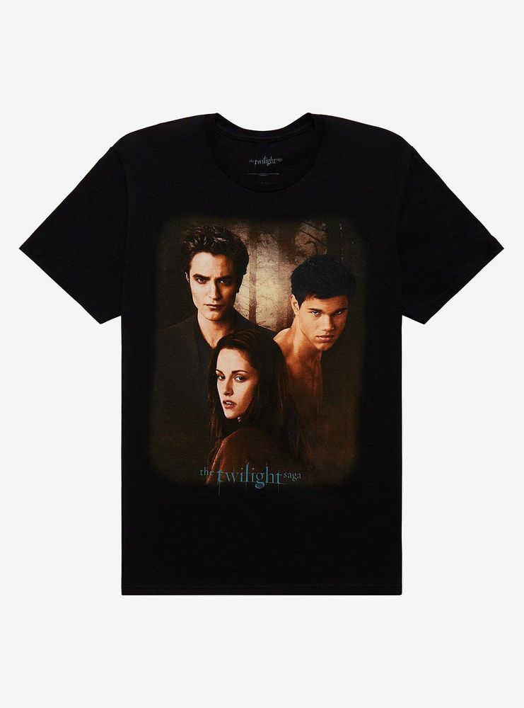 Twilight Edward & Bella Poster Boyfriend Fit Girls T-Shirt