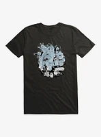 Adventure Time Color Paint Splatter T-Shirt