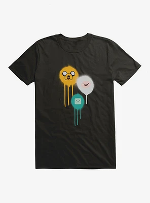Adventure Time Spray Paint Characters T-Shirt
