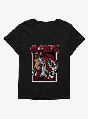 Major League Wrestling Microman Comic Womens T-Shirt Plus