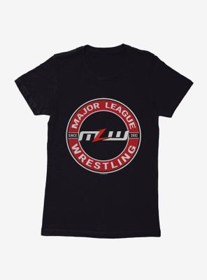 Major League Wrestling Circle Logo Womens T-Shirt