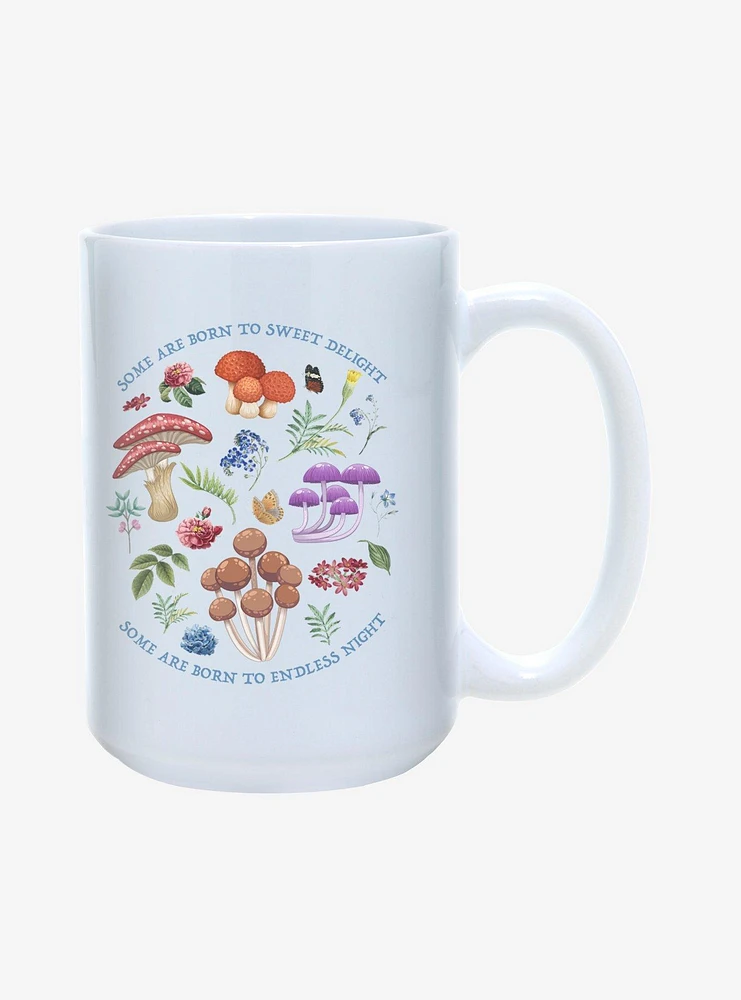 Born Sweet Mushroom Mug 15oz