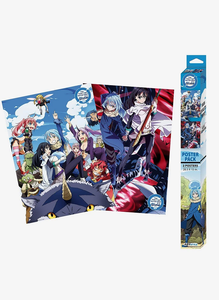 That Time I Got Reincarnated As A Slime Slime Chibi Boxed Poster Set, Series 2