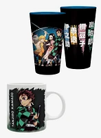 Demon Slayer: Kimetsu No Yaiba Glass And Mug Bundle