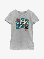 Marvel Ms. Flowers and Bolt Youth Girls T-Shirt