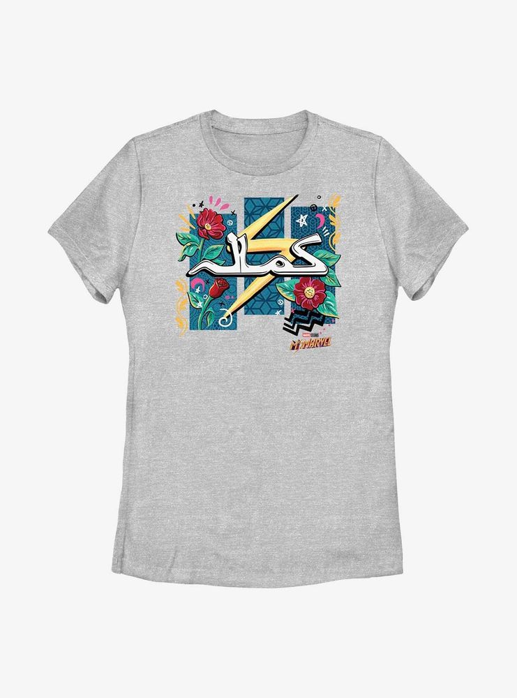 Marvel Ms. Flowers and Bolt Womens T-Shirt