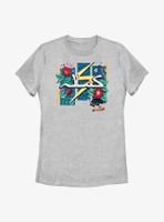 Marvel Ms. Flowers and Bolt Womens T-Shirt