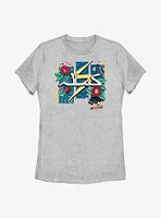 Marvel Ms. Flowers and Bolt Womens T-Shirt