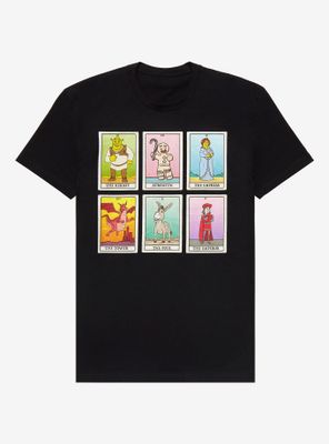 Shrek Characters Tarot Cards T-Shirt - BoxLunch Exclusive