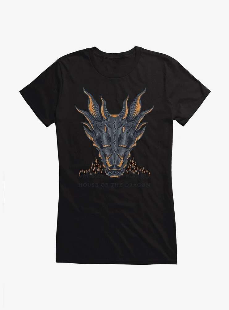 House of the Dragon Burning Fire Girls T-Shirt